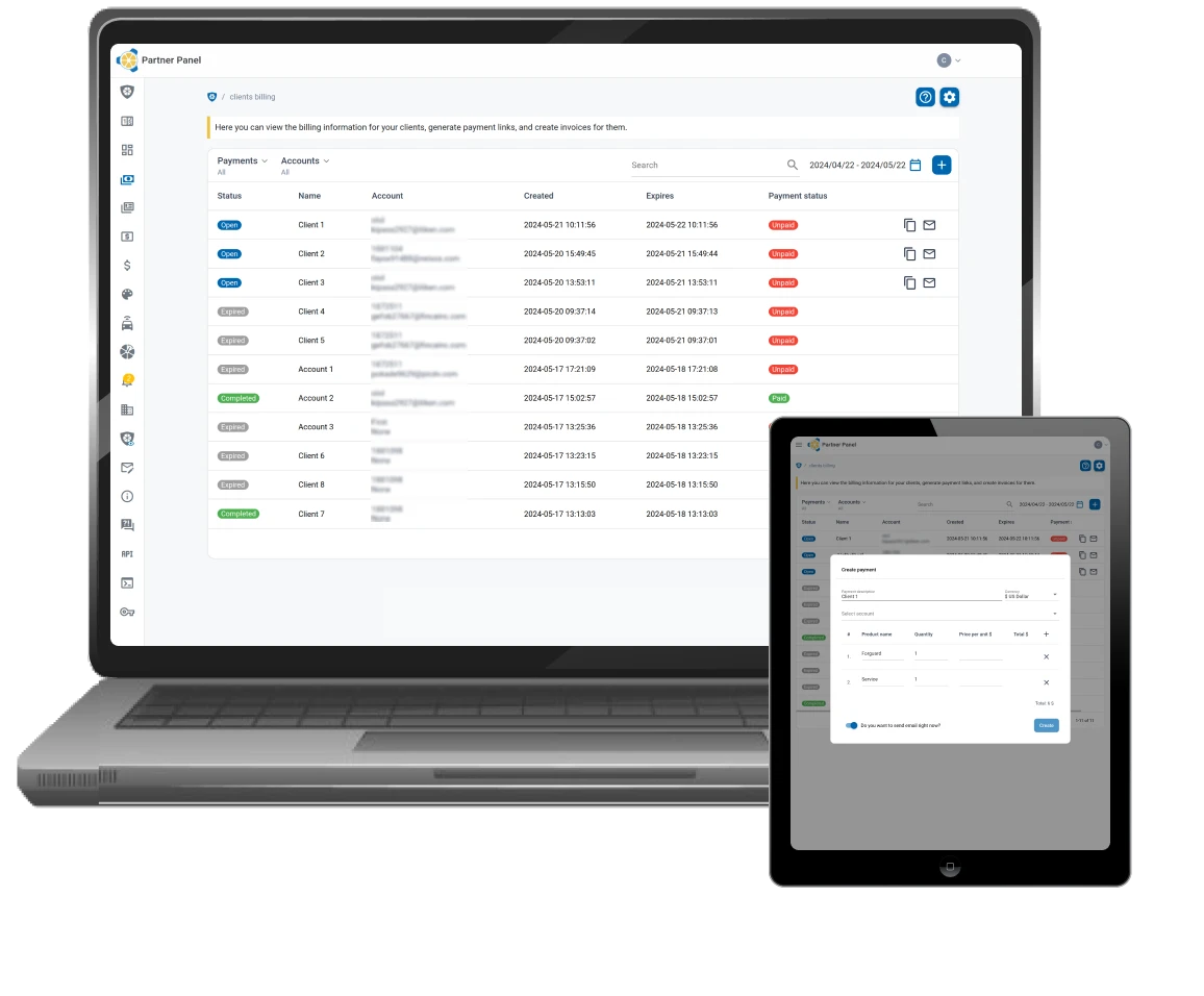 Feature slide Payment Collection Tool